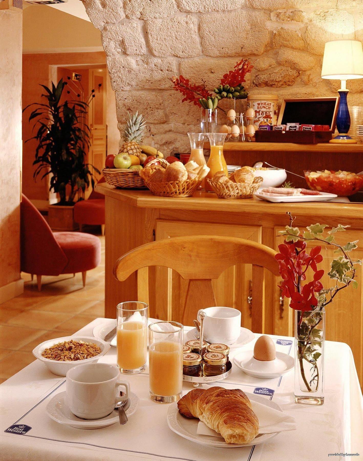 פריז Best Western Bretagne Montparnasse מסעדה תמונה